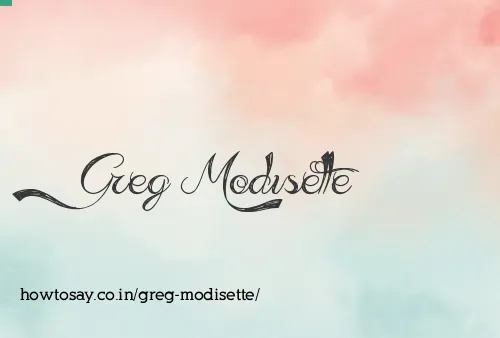 Greg Modisette
