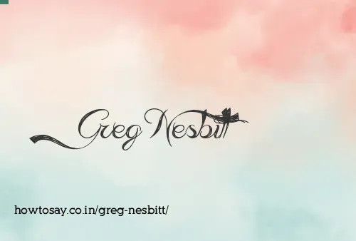 Greg Nesbitt