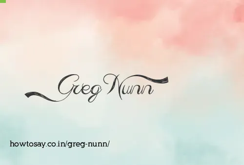 Greg Nunn