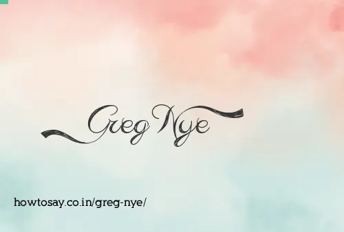 Greg Nye