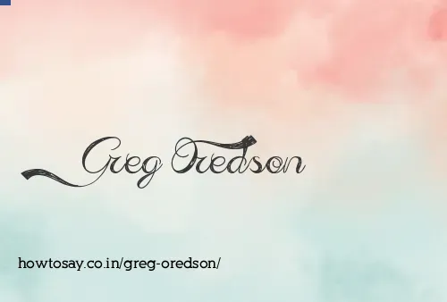 Greg Oredson