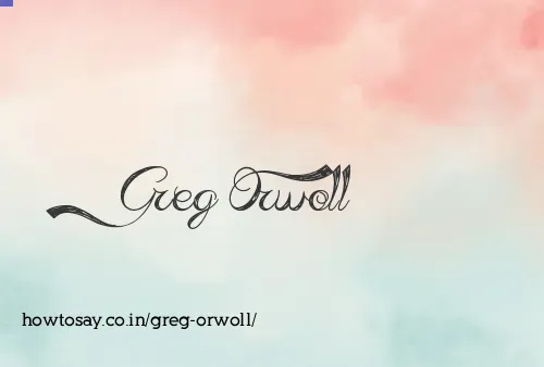 Greg Orwoll