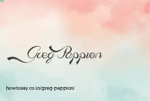 Greg Pappion