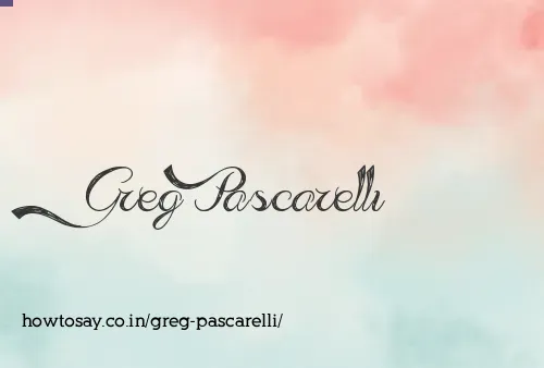 Greg Pascarelli