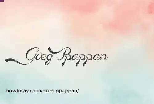 Greg Ppappan