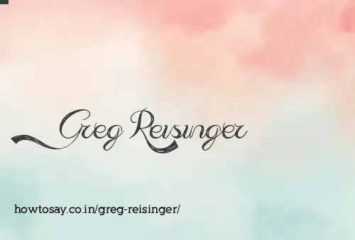Greg Reisinger