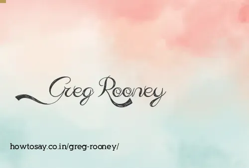 Greg Rooney