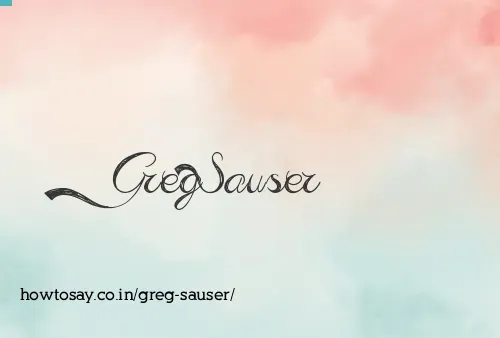 Greg Sauser