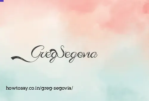 Greg Segovia