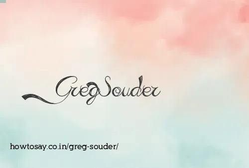 Greg Souder