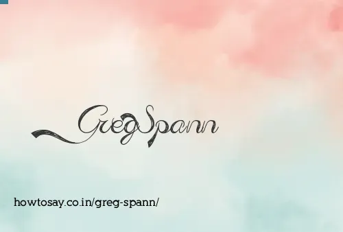Greg Spann