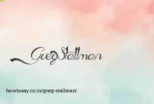 Greg Stallman