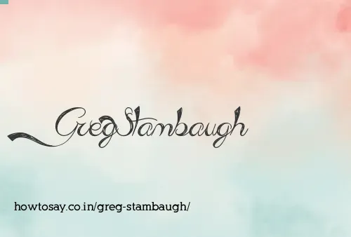 Greg Stambaugh