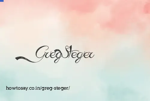 Greg Steger