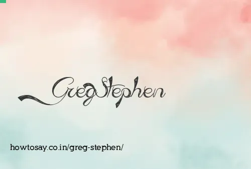 Greg Stephen