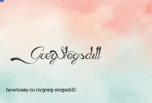 Greg Stogsdill