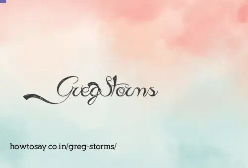 Greg Storms