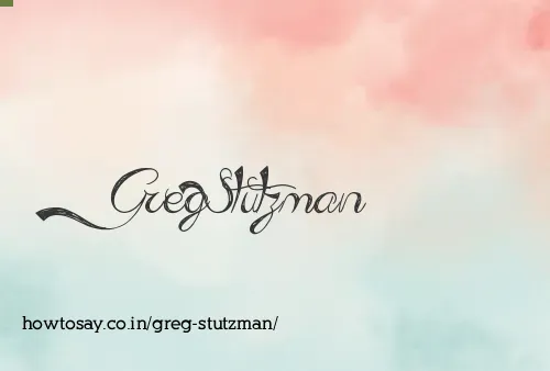 Greg Stutzman