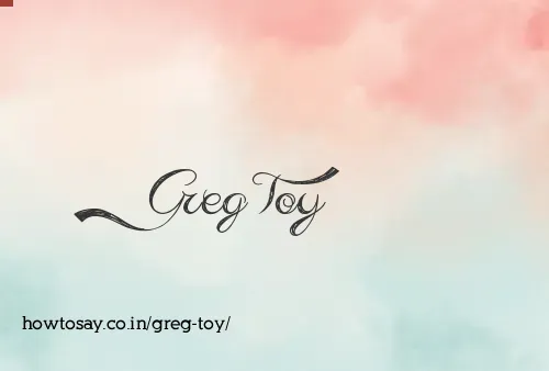 Greg Toy