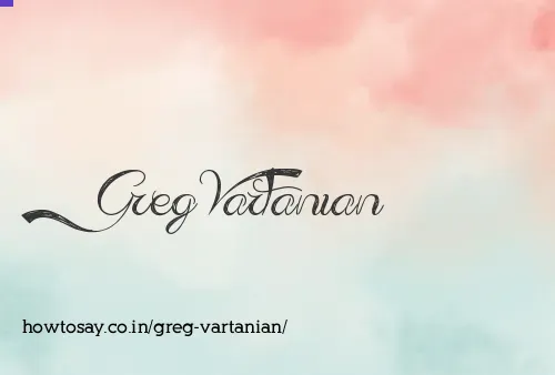 Greg Vartanian