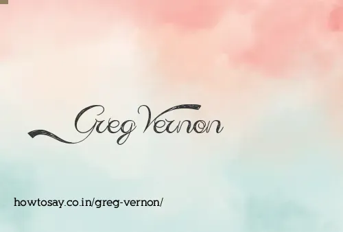 Greg Vernon