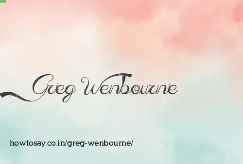 Greg Wenbourne