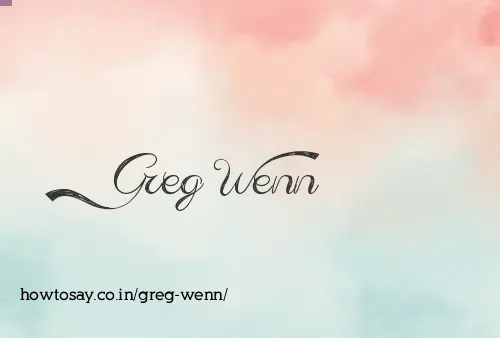 Greg Wenn