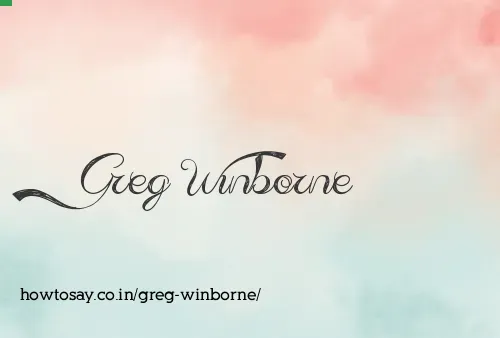 Greg Winborne