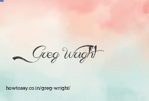 Greg Wright