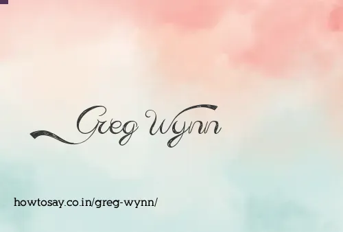 Greg Wynn