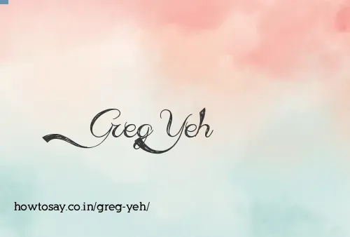 Greg Yeh