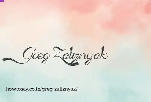 Greg Zaliznyak