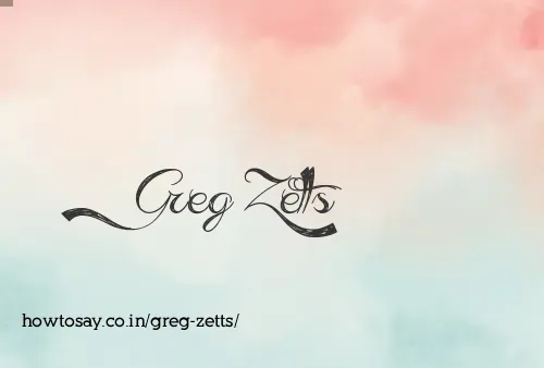 Greg Zetts