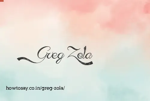 Greg Zola