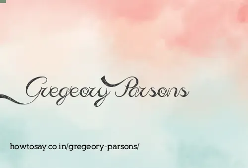 Gregeory Parsons