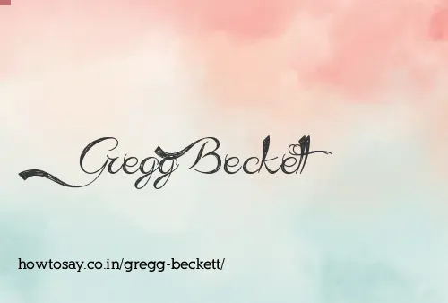 Gregg Beckett