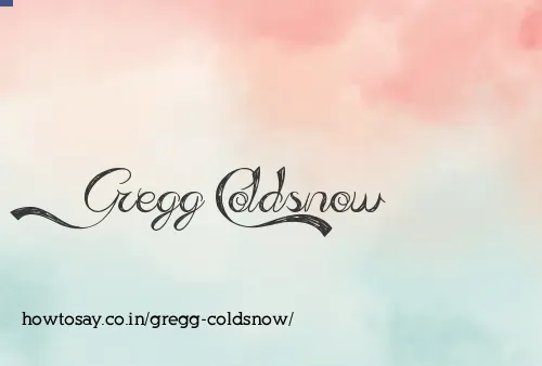 Gregg Coldsnow
