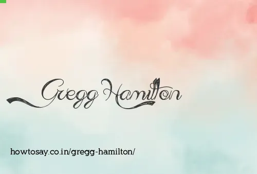 Gregg Hamilton