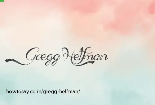 Gregg Helfman