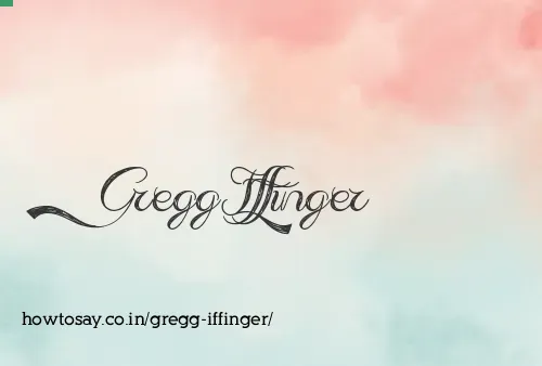 Gregg Iffinger