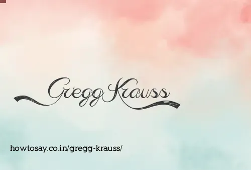 Gregg Krauss