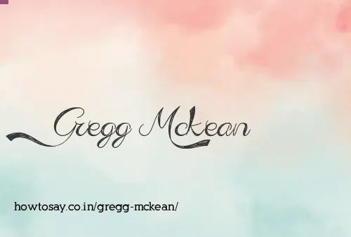 Gregg Mckean