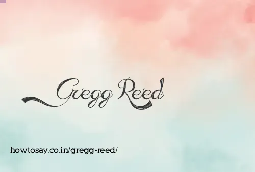 Gregg Reed