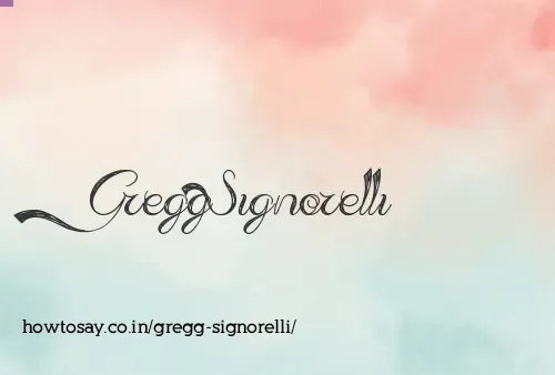 Gregg Signorelli