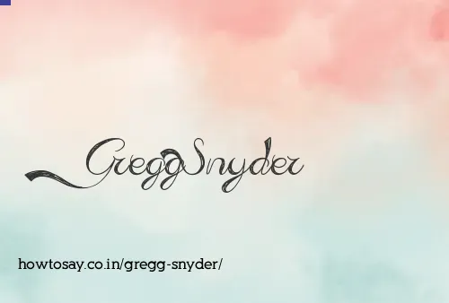 Gregg Snyder