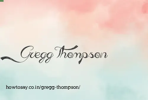 Gregg Thompson