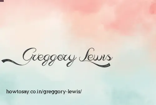 Greggory Lewis