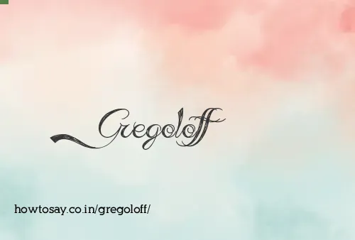 Gregoloff