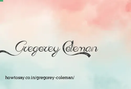 Gregorey Coleman