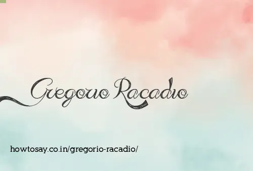 Gregorio Racadio